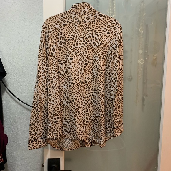 Ambrielle Women's 2 Piece Pant & Long Slv Shirt Pajama Set - Cheetah NWOT - Picture 10 of 11